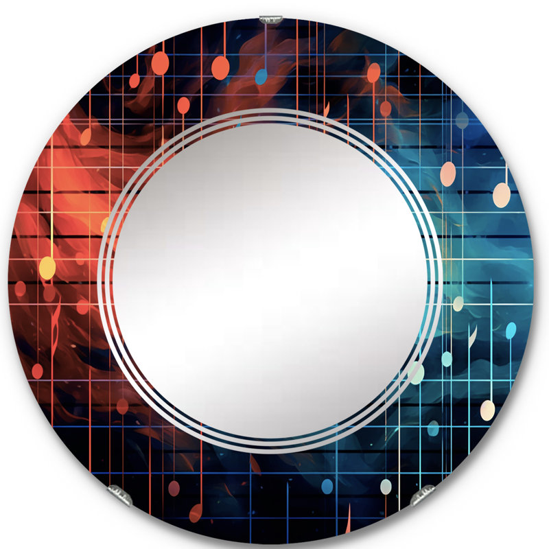 Miroir mural sans cadre Wiletta, 24 po x 24 po
