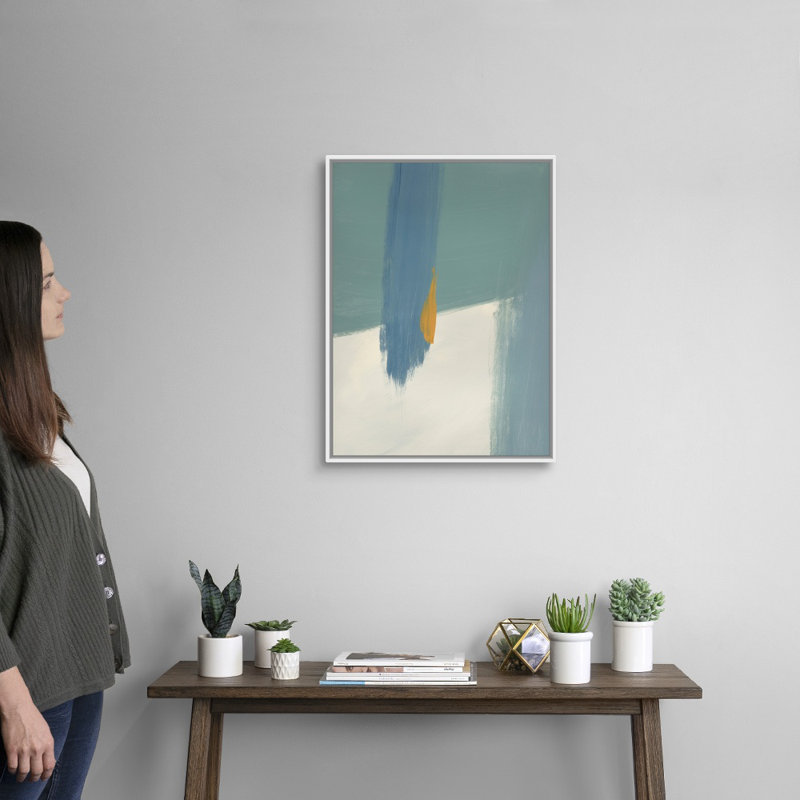 «Cast Shadow» par Bronwyn Baker - reproduction d'art, Toile blanche encadrée, H 26 po x l 20 po x P 1,75 po