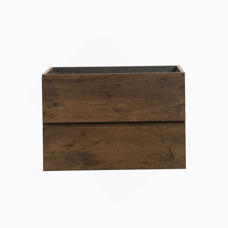 Armoire murale SANS lavabo, avec deux tiroirs, Noyer