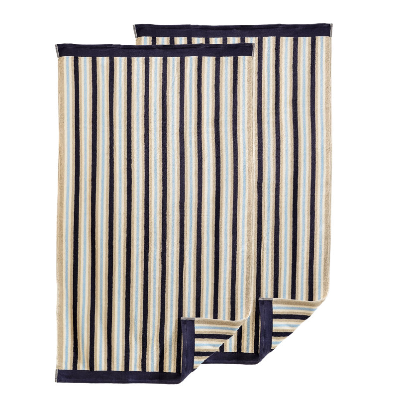 Ensemble de draps de bain 2 pièces Blue Nile Mills, Bleu