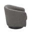 Applewold Upholstered Swivel Barrel Chair with Solid Wood Base-2010761266