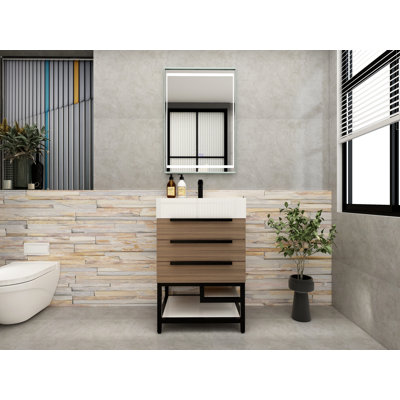 Meuble-lavabo simple l 24 po x P 20 po x H 36 po