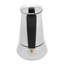 Cafetière italienne Any Morning Jun-4 en acier inoxydable, 200 ml (6,8 oz), compatible induction, 4 tasses, avec soupape de sécurité et poignée sans BPA.