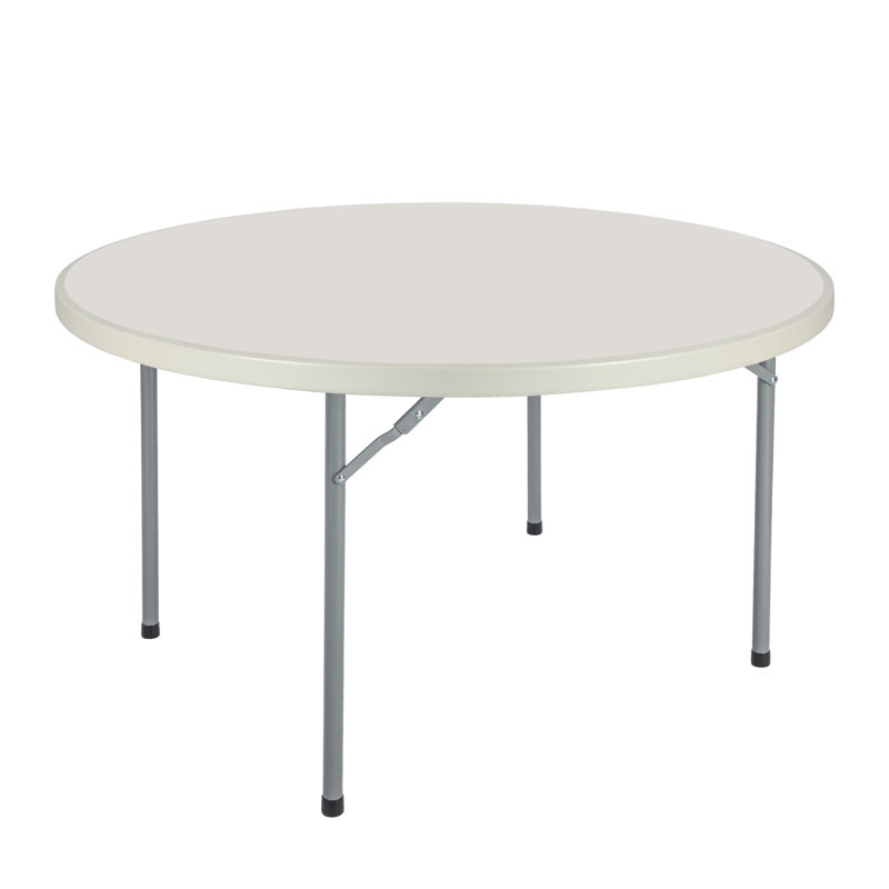 Baldwin Round Portable Banquet Table, 29.5" H x 48" L x 48" D