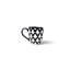 Ensemble de 4 tasses Arabesque 4,25