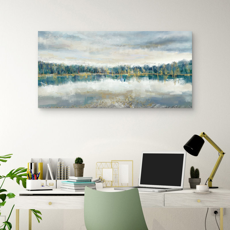 «Lakeside Luxe» par Studio Arts, reproduction d'art sur toile tendue