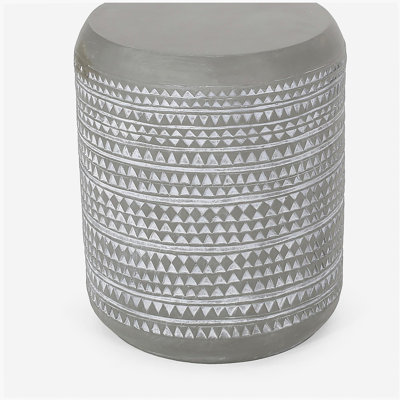 Table d'appoint d'extérieur en béton léger