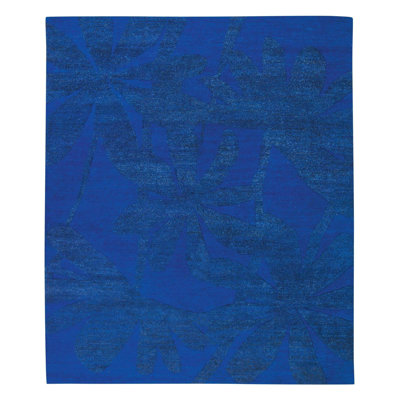 Paradise Floral Area Rug in Blue