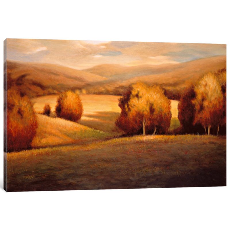 Backcountry I by Helen Pierson - Painting, 26" H x 40" W x 1.5" D, Wrapped Canvas, No Mat