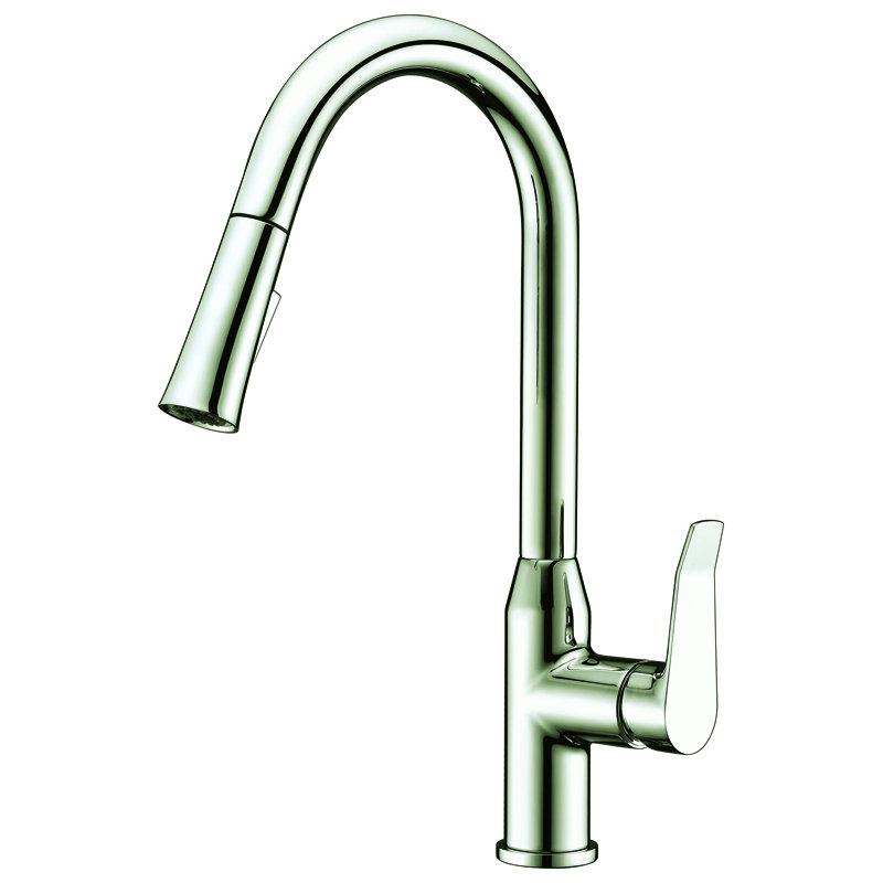 Dawn USA Pull Out Kitchen Faucet, Brushed Nickel