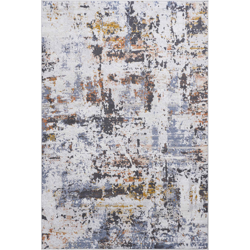Loom & Collection 8x10 Area Rug, /navy, Non-shedding, Stain-, Improves Interior Of Bedroom, Living Room, Dining Home Office /navy Non-shedding Stain , Adds A Touch Style To