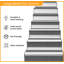 Stair Runner Striped Flatweave Area Rug-317019366
