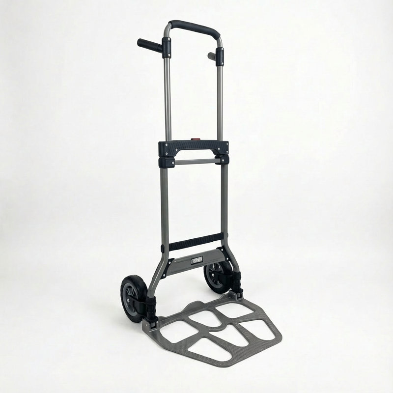 Folding Hand Taniyia 150Kg Heavy Duty Steel Aluminium Sack Cart Rubber Wheels