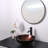 Tempered Glass Circular Vessel Bathroom Sink-147811162