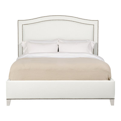 Caroline/Casey Queen Upholstered Low Profile Panel Bed