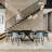 Extendable Metal Base Dining Table