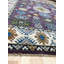 Tapis classique en laine noué à la main mauve / ivoire Cassandra Kazak