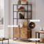 162.5cm H x 76cm W Engineered Wood Book Cabinet Bookcase