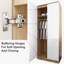 2 Door Manufactured Wood Wardrobe-2005850685