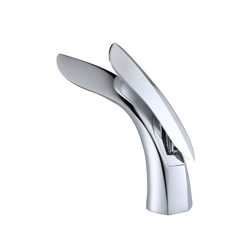 Robinet de salle de bain à un trou, Chrome