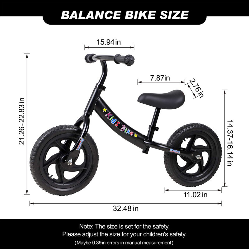 Benites Freeport Park Push/Pull Ride On, Black