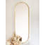 Decourcey Metal Oval Mirror