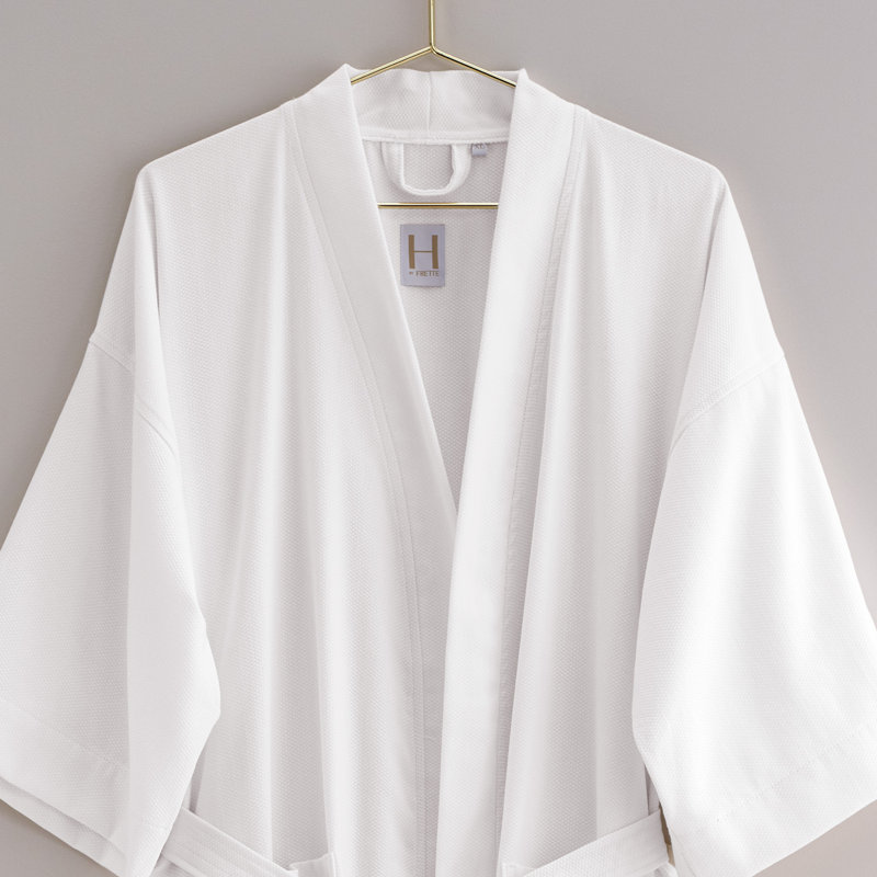 Pique Kimono Bathrobe, M
