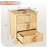 17.72 Inch 3 Drawer Grid Pattern Vredenburgh With US Standard Power Outlets-1099339632