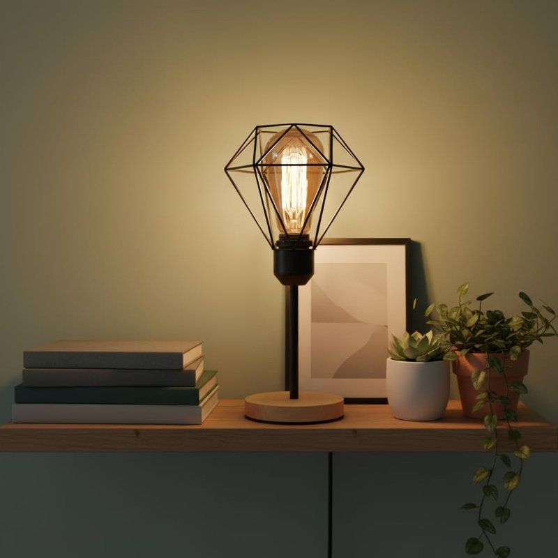Wood Desk Lamp