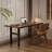 Light-walnut Rectangular Solid Wood Desk-109691038