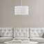 Lustre tambour en verre 4 lumières Abbot