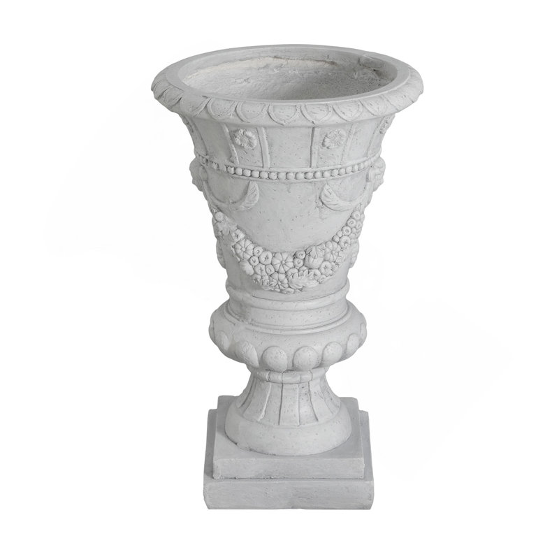 Garden Urn, Light Grey, 23.75'' H