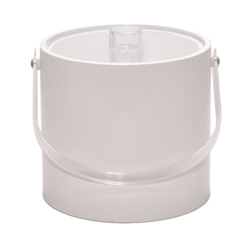 Seau de glace Soloman, Blanc
