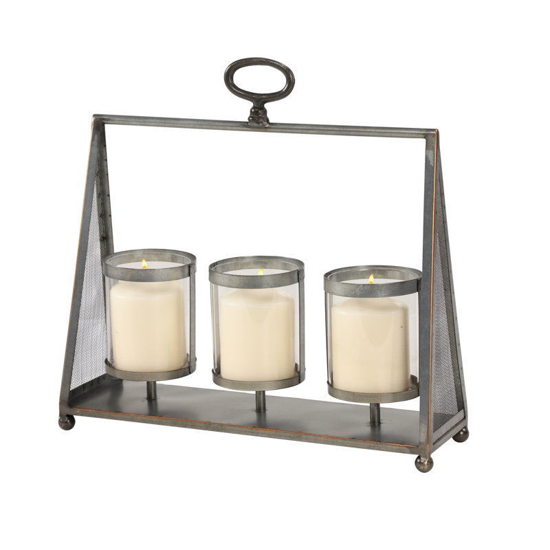 15.5'' H Metal Tabletop Candelabra