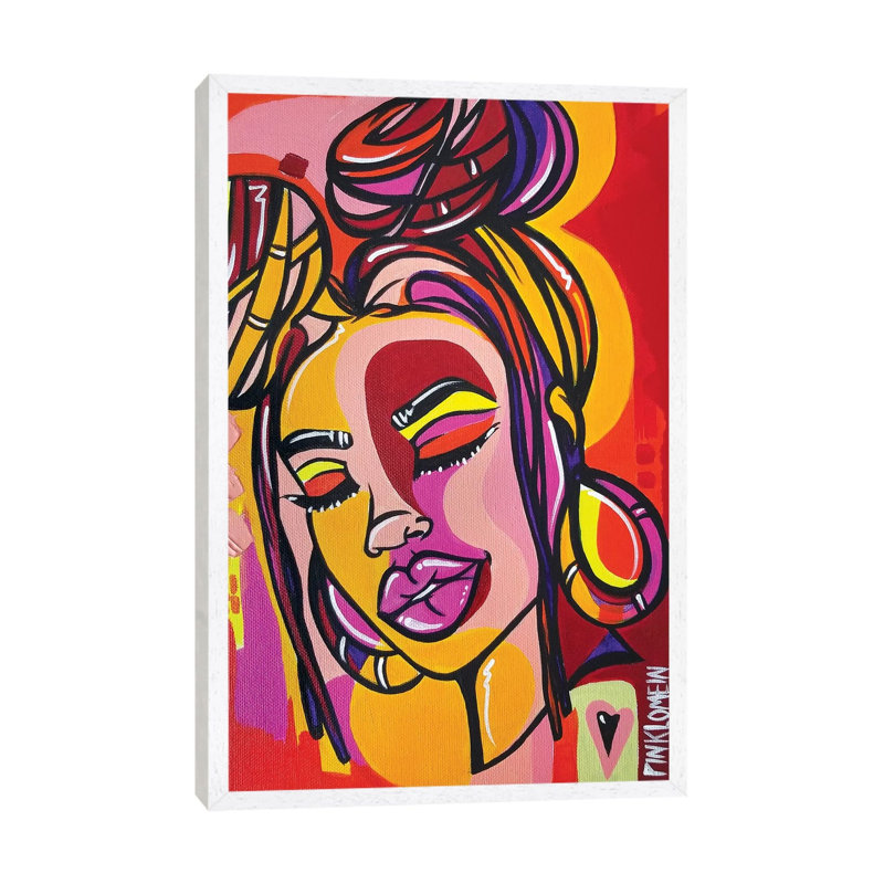 Miami by Pinklomein - Gallery-Wrapped Canvas Giclée on Canvas, 66.04 cm H x 45.72 cm W, White Floater Frame