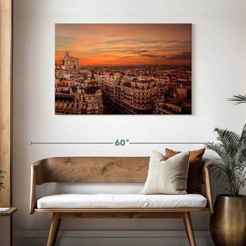 Sireci Madrid Sunset, 30" H x 45" W
