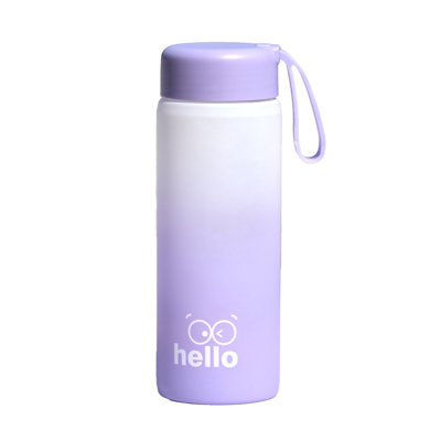 Water Bottle Sports Water Bottle 16.9 Ounce Labeled Motivational Bottle 500ml Portable Leak Proof Sports Water Bottle Suitable For Outdoor Fitness In Women's Gyms