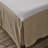 French Linen Bed Skirt Split Corner with Button Drop-135108452-135108451-135108450