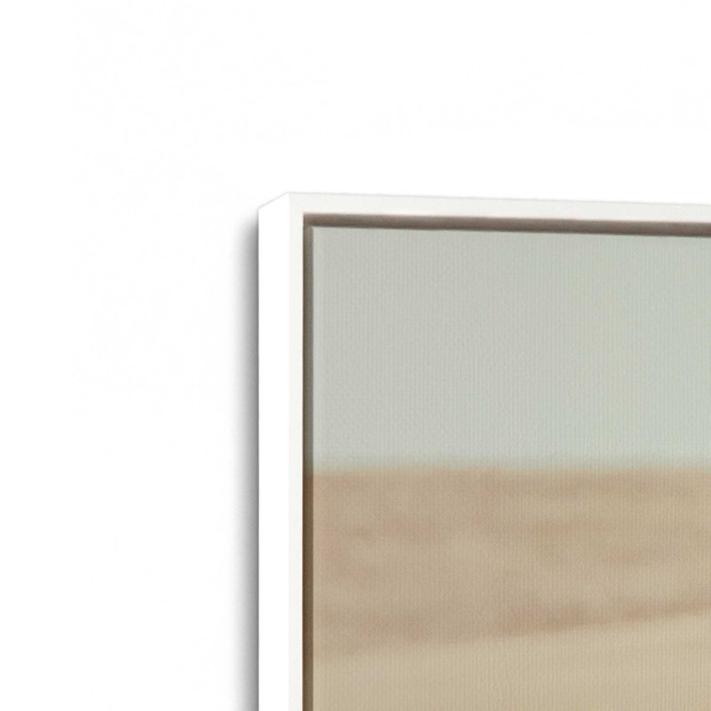 Prairie Bisons Set of 2 Wrapped Canvas, 32" x 48", Cadre flottant, Blanc opaque, H 21 po x l 62 po