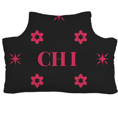 Oreiller en coton sergé 20 pouces x 14 pouces Chicago Basketball Colors