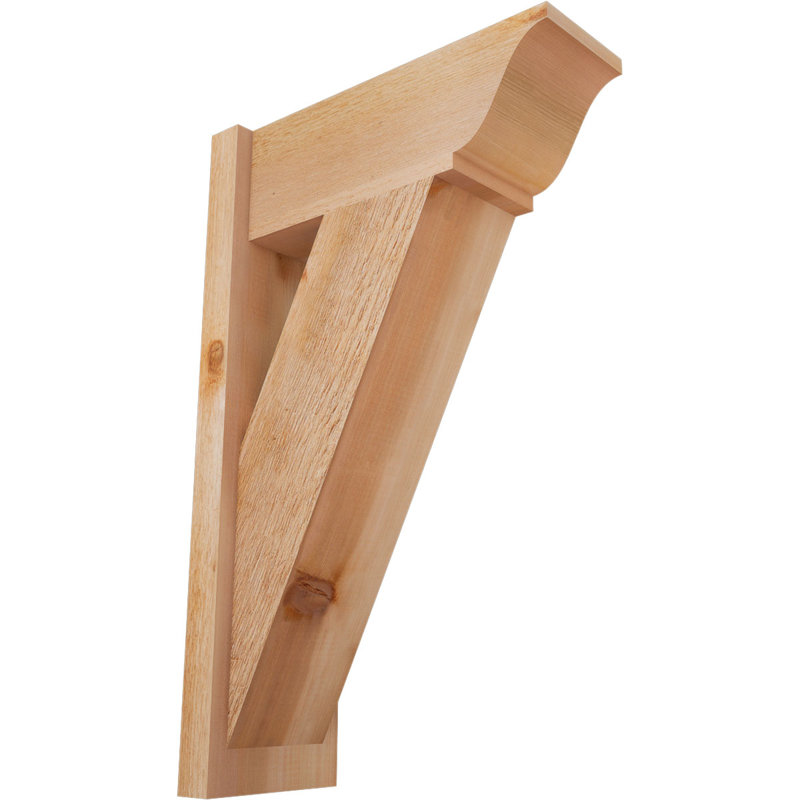 Persienne traditionnelle en bois rustique, P 20 po x H 32 po, Cèdre rouge de l'Ouest de 8 po (sciage brut)
