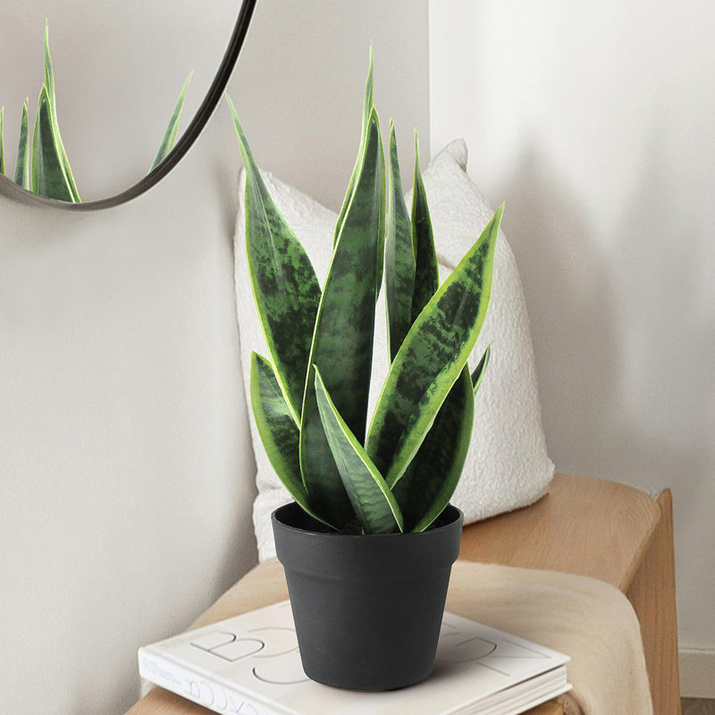 Ayliah 16 "plante artificielle sansevieria en pot Ayliah