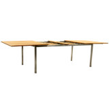 Avanti Teak Stainless Steel Outdoor Extension Table 81"-121"