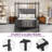 Upholstered Metal Canopy Bed-1280402148-1280402149