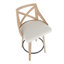 Tabouret de comptoir pivotant 25,5 po Betuel