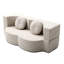 Lit pliant 2 en 1 avec oreiller, canapé-lit simple, futon kaki pour salon, bureau, appartement, sans assemblage, lit d'invité polyvalent et canapé-lit, convertible, rembourrage en mousse