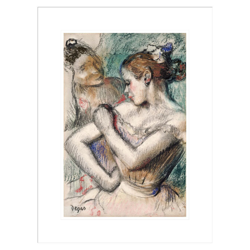 Danseuse par Edgar Degas - estampe numérique encadrée, H 21,75 po x l 16,41 po