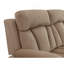 Causeuse inclinable en tissu de microfibre Global United