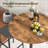 21.7" Dining Table Round Bar Table  Set of 2, Counter Height Table, Pub Cocktail Table, Metal Frame, for Bistro
