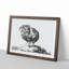 Sketch of a Rooster by Jean Bernard - Picture Frame Drawing Print-55619377-55619378